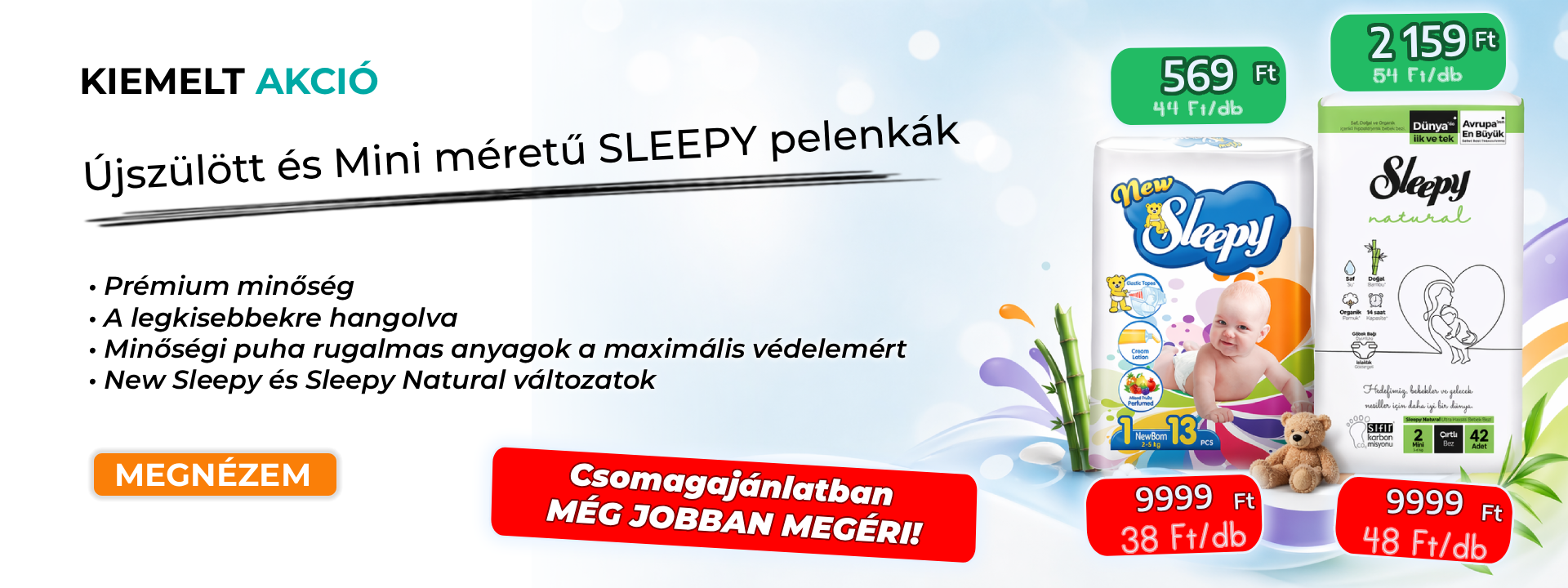 Sleepy pelenka flyer