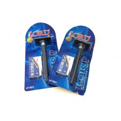   2 x LORD Hagyományos Borotvakészülék + 2 x 5db borotvapenge LP1823 AKCIÓ!