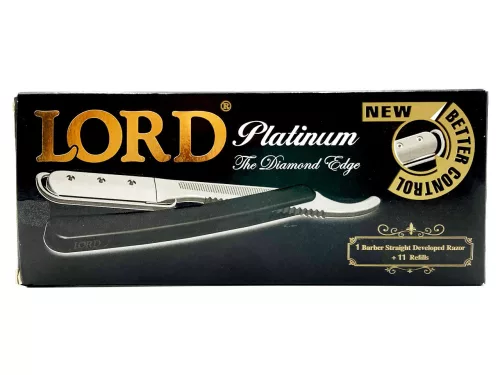 LORD Eldobható Barber borotva 1db + 11 db cserélhető fej LP01PS