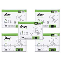   Sleepy Natural Ultra Sensitive Bambusz pelenka Midi 3 (4-9)(170db)