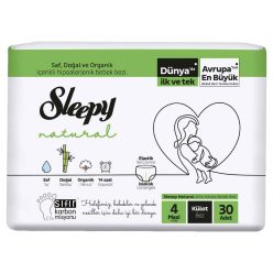   Sleepy Natural Ultra Sensitive Bambusz bugyipelenka Maxi 4 (7-14)(30db)