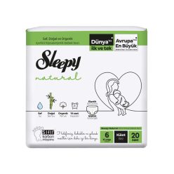   Sleepy Natural Ultra Sensitive Bambusz bugyipelenka XL 6 (15-25)(20db)