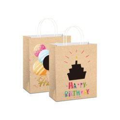   Ajándéktasak papír dekorálható Happy Birthday 265 x 127 x 330mm
