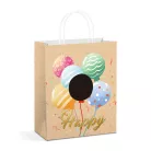 Ajándéktasak papír dekorálható Happy Birthday 265 x 127 x 330mm