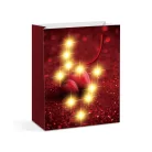 Ajándéktasak papír 10 melegfehér LED - 265x127x330mm