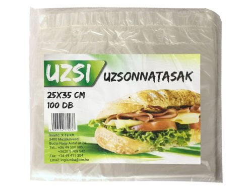 Uzsi uzsonnás tasak 3L 25x35cm - 100db