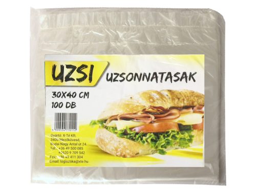Uzsi uzsonnás tasak 5L 30x40cm - 100db