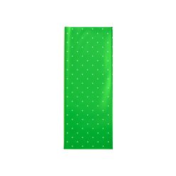 Ajándéktasak Celofán 15x35cm - Zöld-fehér pöttyös