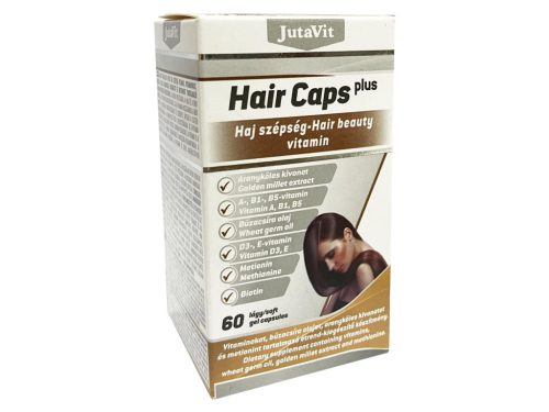 JutaVit Hair Caps haj-szépség vitamin lágykapszula 60db