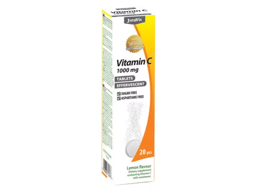 JutaVit C-vitamin 1000mg pezsgőtabletta 20db - Citrom