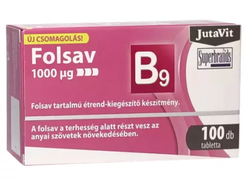 JutaVit Folsav 1000µg tabletta 100db