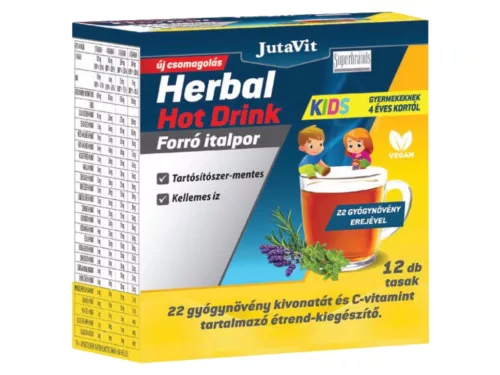 JutaVit Herbal Hot Drink Forró italpor Kids 4 éves kortól 12db