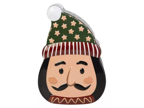 Karácsonyi fém díszdoboz - Diótörő