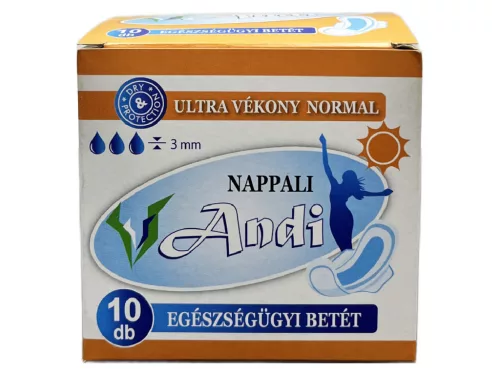 Andi egészségügyi betét 10db - Ultra vékony Normal