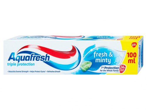 Aquafresh fogkrém 100ml - Fresh and Minty