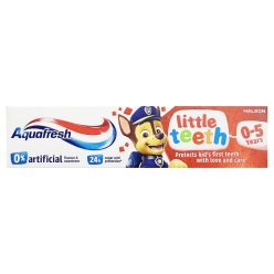   Aquafresh gyerek fogkrém 50ml - 0-5 év - Little Teeth Mancs őrjárat