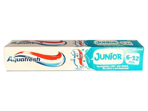 Aquafresh gyerek fogkrém 75ml - 6-12 év - Junior
