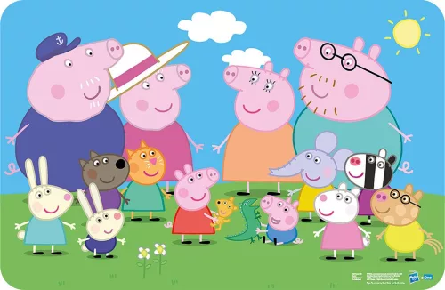Peppa malac Spend time Together tányéralátét 43x28 cm