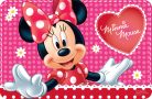 Disney Minnie Flowers tányéralátét 43x28 cm