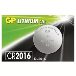 Gp lítium gombelem CR2016 3V - 1db