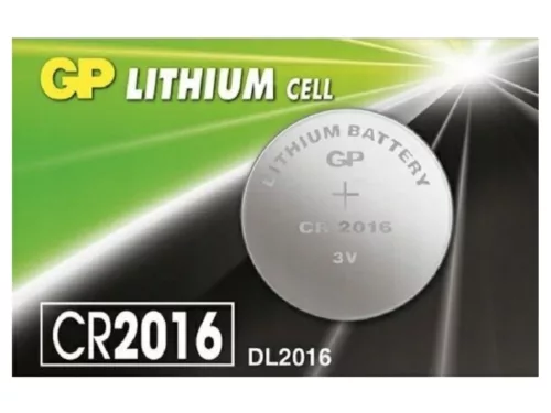 Gp lítium gombelem CR2016 3V - 1db