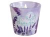 Bartek illatgyertya üvegpohárban Levendula - Lavender and Mint
