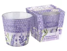 Bartek illatgyertya üvegpohárban - Lovely Lavender - Lavender Lemonade