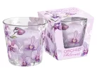 Bartek illatgyertya üvegpohárban - Orchid Phalaenopsis