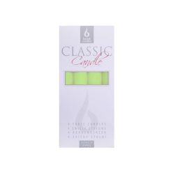 Bartek klasszikus asztali gyertya 4db  - Lime zöld