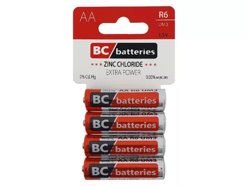 BC Zinc Chloride ceruzaelem R6 1.5V - 4db