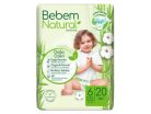 Bebem Natural Bambusz pelenka XL 6 (15+)(20db)