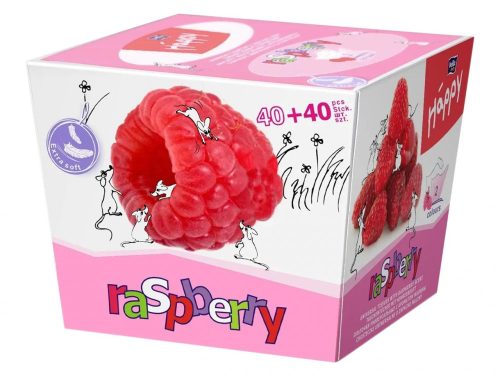 Bellababy Happy papír zsebkendő 2x40 db-os - Dobozos - Málna