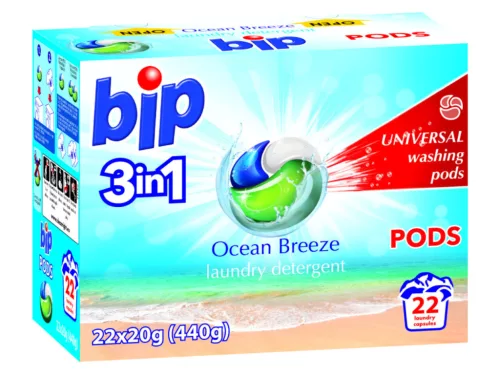 Bip mosókapszula 22db - 3in1 - Univerzális - Ocean Breeze