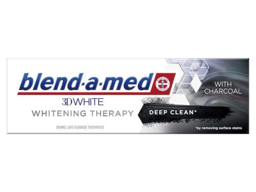 Blend-a-med FOGKRÉM 75ml - 3D White Deep Clean - Aktív szénnel