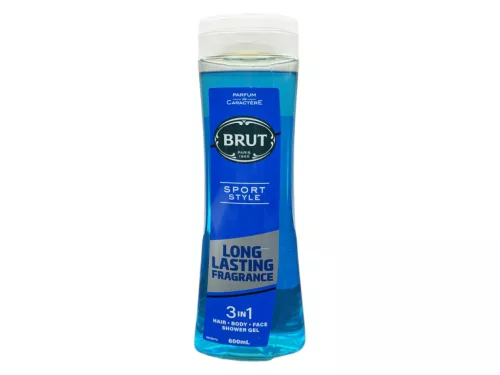 Brut férfi tusfürdő 3in1 600ml - Sport Style