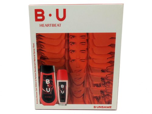 B.U. B.Unsame női díszdoboz (parfüm spray 75ml + tusfürdő 250ml) - Heartbeat