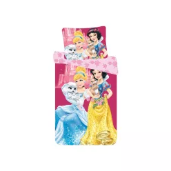   Disney Hercegnők Kind gyerek, ovis ágyneműhuzat 90×140cm, 40×55 cm