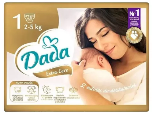 Dada Extra Care pelenka Újszülött 1 (2-5)(26db)