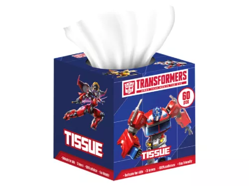 Dobozos papírzsebkendő  3 rétegű 60db - Transformers