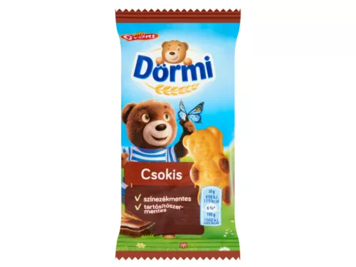 Dörmi maci puha piskóta 30g - Csokis