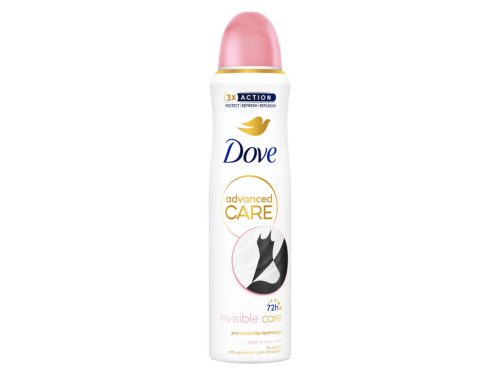 Dove deo SPRAY Invisible Care 72h 150ml - Vízililiom és rózsa