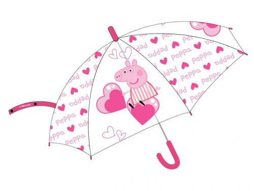 Peppa malac gyerek félautomata átlátszó esernyő Ø68 cm