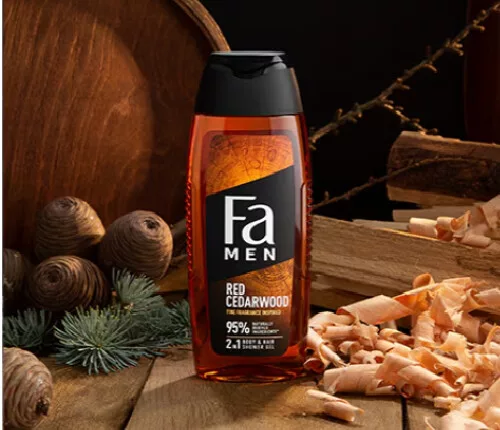 Fa men férfi tusfürdő és sampon 2in1 250ml - Red Cedarwood