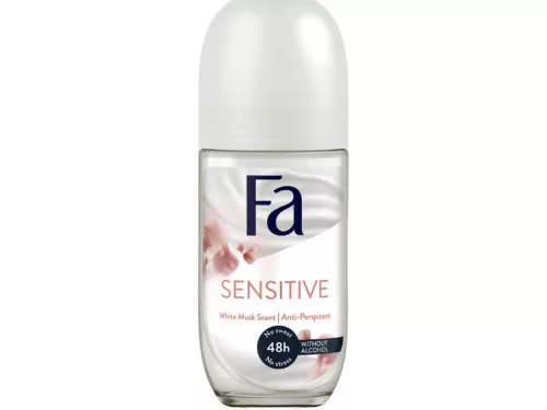 Fa női deo GOLYÓS üveges 50ml - Sensitive