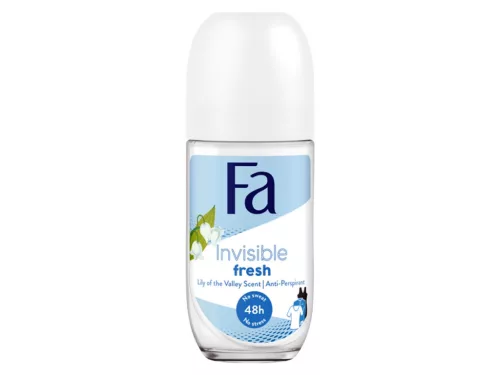 Fa női deo GOLYÓS üveges 50ml - Invisible Fresh