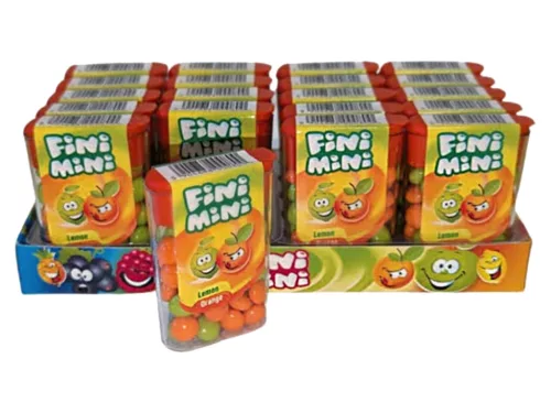 Fini-Mini cukordrazsé 16g - Citrom-Narancs