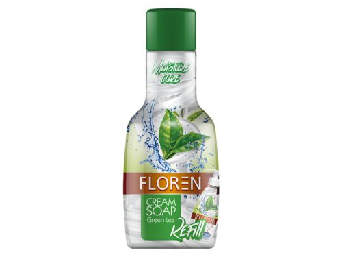 Floren folyékony krémszappan utántöltő 1liter - Zöld tea