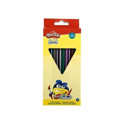   Play-Doh Art Metallic, háromszögletű színes ceruza 12 db-os