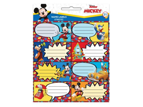 Disney Mickey Fun Times füzetcímke 16 db-os