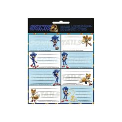 Sonic a sündisznó füzetcímke 16 db-os